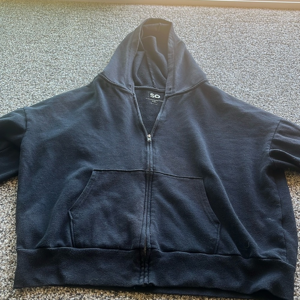 Black zip up